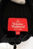 画像6: Vivienne Westwood / ローゲージウールハーフジップニット 00 ブラック  O-24-12-22-002-to-YM-OS (6)