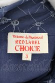 画像8: Vivienne Westwood / CHOICE ハンドドロータイフロントブラウス 3 ネイビー  O-24-12-22-023-bl-IG-OS (8)