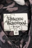 画像5: Vivienne Westwood MAN / レオパード高襟シャツ 48 ブラック系  O-24-12-22-032-bl-YM-OS (5)