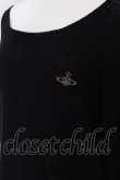 画像2: Vivienne Westwood / レースアップニットソー 2 ブラックｘピンク  O-24-12-22-005-ts-YM-OS (2)