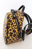 画像2: Vivienne Westwood / ANNIE MINI BACKPACK  イエロー×パープルレオパード  O-24-12-22-070-ba-IG-OS (2)