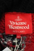 画像7: Vivienne Westwood / オーブロゴカウチンニットブルゾン 00 ブラックｘレッド  O-25-01-12-005-co-YM-OS (7)