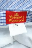 画像3: Viviene Westwood /変形チェックスカート    40 サックス  S-24-01-18-030-sk-AS-ZS (3)