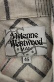 画像3: Vivienne Westwood MAN //変形レジメンシャツ 44 オフ  S-24-06-26-042-bl-AS-ZS (3)