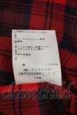 画像4: Vivienne Westwood //チェックブラウス 2 赤  S-24-06-26-045-bl-AS-ZS (4)