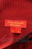 画像3: Vivienne Westwood / /ハイネックオーブ刺繍ニット S 赤  S-24-06-26-052-to-AS-ZS (3)