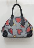 画像2: Vivienne Westwood / BAGシークレットヤスミンバッグ  黒ｘグレー  S-24-06-26-029-ba-AS-ZS (2)