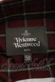 画像3: Vivienne Westwood MAN / ディティルドチェックシャツ 50 白ｘ赤  S-24-06-26-035-ts-AS-ZS (3)