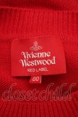 画像3: Vivienne Westwood / /ハートフリルニット 00 赤  S-24-06-26-036-ts-AS-ZS (3)