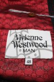 画像3: Vivienne Westwood MAN / /ツイードジャケット 48 グレーｘ赤  S-24-09-01-046-jc-AS-ZS (3)