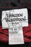 画像3: Vivienne Westwood MAN / サイドボタンツイードパンツ 46 グレーｘ赤  S-24-09-01-071-pa-AS-ZS (3)