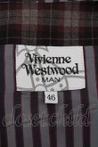 画像3: Vivienne Westwood MAN / チェックベスト 46 ブラウンｘベージュ  S-24-10-30-036-bl-AS-ZS (3)