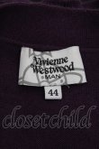 画像4: Vivienne Westwood MAN / オーブ刺繍カーディガン 44 紫  S-24-10-30-037-to-AS-ZS (4)