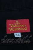 画像3: Vivienne Westwood //カラーオーブ刺繍シャツ 38 黒  S-24-10-30-043-bl-UT-ZS (3)