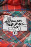 画像3: Vivienne Westwood MAN / チェックシャツ 44 オレンジｘグリーン  S-24-10-30-035-ts-AS-ZS (3)