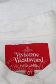 画像4: Vivienne Westwood / オーブ刺繍フリルシャツ 1 白  S-24-12-15-040-bl-AS-ZS (4)