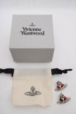 画像4: Vivienne Westwood / diamante heart stud pierce   レッド  Y-23-12-27-003-ac-SZ-ZY (4)