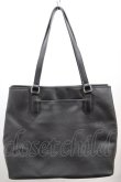 画像2: Vivienne Westwood / HAMILTON SHOULDER トートバッグ   ブラック  Y-23-12-27-023-ba-SZ-ZY (2)