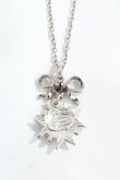 画像2: Vivienne Westwood / bow&medallion pendant  シルバー  Y-24-09-04-001-nl-SZ-ZY (2)