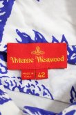 画像4: Vivienne Westwood //ポメグラネートラブシャツ 42 白ｘ青  Y-24-09-11-022-bl-SZ-ZY (4)