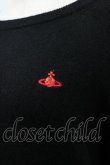 画像3: Vivienne Westwood / 単色オーブ刺繍ニット 2 黒  Y-24-09-11-006-to-SZ-ZY (3)