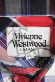 画像4: Vivienne Westwood MAN //タータンチェック半袖シャツ 44 赤  Y-24-09-11-016-bl-OD-ZY (4)