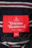 画像5: Vivienne Westwood / レジメンタルストライプネクタイ付シャツ 00 紺  Y-24-09-11-018-to-AS-ZY (5)