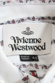 画像4: Vivienne Westwood MAN / オーブ刺繍花ストライプシャツ 44 ホワイト  Y-24-09-11-021-bl-SZ-ZY (4)