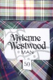 画像4: Vivienne Westwood MAN / チェックシャツ 50 グリーンｘ青  Y-24-10-30-033-ts-AS-ZY (4)