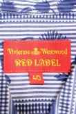 画像4: Vivienne Westwood / ストライプブラウス 40 ブルー  Y-24-10-30-035-bl-AS-ZY (4)