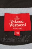 画像4: Vivienne Westwood / ギンガムパピーカットアウトTシャツ 00 チャコール  Y-24-11-27-024-ts-SZ-ZY (4)