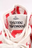 画像4: Vivienne Westwood / スクイグルスニーカー 39 シロ×レッド  Y-24-12-29-013-sh-SZ-ZY (4)