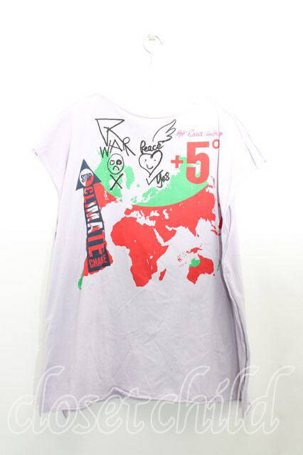 Worlds End / デストロイスクエアTシャツ 紫 H-24-02-11-050-ts-OD-ZH - closetchild Vivienne  westwood古着専門店