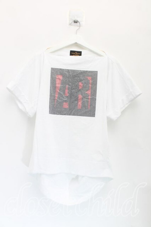 【USED】Vivienne Westwood / ARスタッズTシャツヴィヴィアンウエストウッド ビビアン L 白 【中古】  H-24-01-07-111-ts-IN-ZH