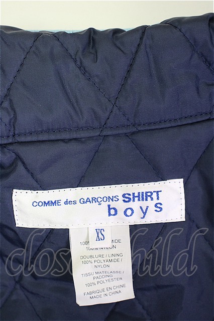 COMME des GARCONS SHIRT / キルティングジャケット 【中古】T-20-11