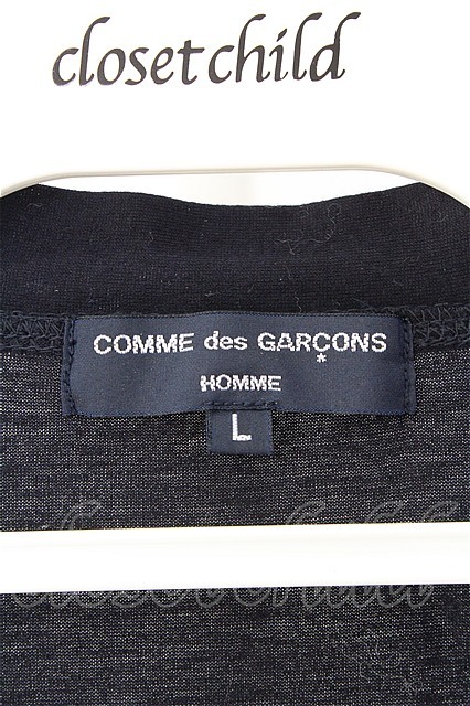 COMME des GARCONS HOMME パッチワークカットソーカーディガン