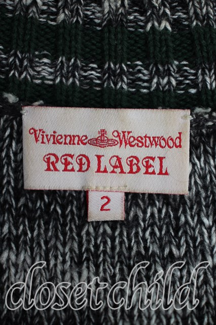 SALE】【30%OFF】【USED】ワッペンニットワンピース Vivienne Westwood