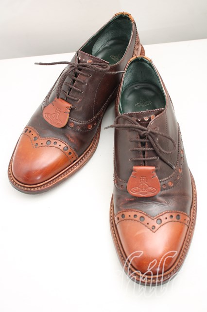 【USED】MAN GRENSON leather shoe Vivienne Westwood MANVivienne  Westwoodヴィヴィアンウエストウッド ビビアン 【中古】 H-23-07-30-144-sh-YM-ZH