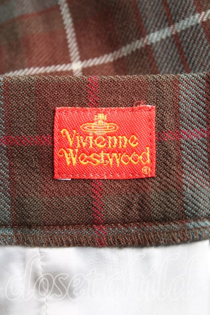 USED】Vivienne Westwood /タータンチェックスカートヴィヴィアン