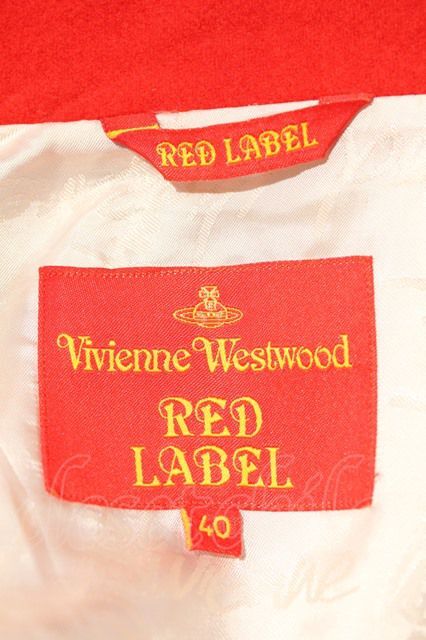 【USED】Vivienne Westwood / ダブルボタンコートヴィヴィアンウエストウッド ビビアン 【中古】 40 赤  I-23-10-28-002-co-HD-ZI