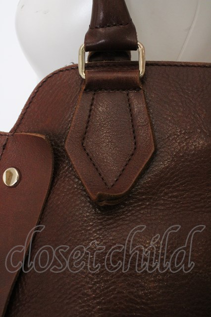 【USED】Vivienne Westwood / ／ヌーロック横型トートバッグヴィヴィアンウエストウッド ビビアン 【中古】 ブラウン  O-23-10-29-024-ba-IG-OS