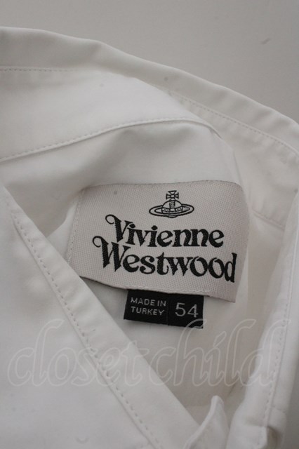 USED】Vivienne Westwood MAN / オーブ刺繍高襟シャツヴィヴィアン