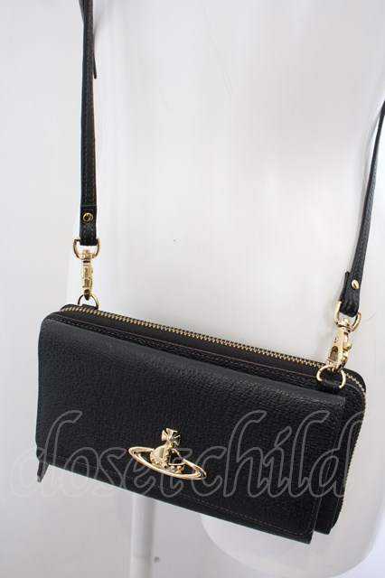 USED】Vivienne Westwood / WA/EXECUTIVE ショルダー付長財布ヴィヴィアンウエストウッド ビビアン ブラック 【中古】  O-24-02-25-117-wa-IG-OS - closetchild Vivienne westwood古着専門店