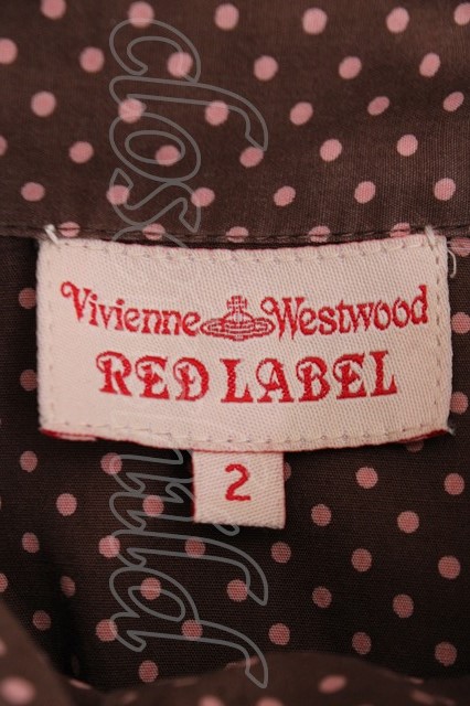 SALE】【10%OFF】【USED】Vivienne Westwood / リボンオーブ刺繍ドット